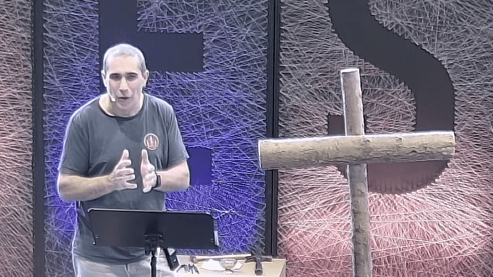 God in Person - At the foot of the cross Image